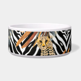 Wild Cheetah Pet Bowl Napf