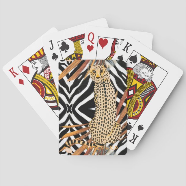 Wild Cheetah  Spielkarten (Rückseite)