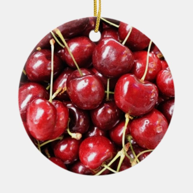 Wild Cherries Keramikornament (Vorne)