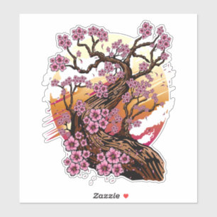 Wild Cherry Blossom Aufkleber