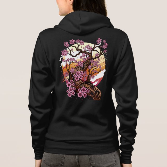 Wild Cherry Blossom Hoodie (Rückseite)