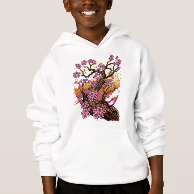 Wild Cherry Blossom Hoodie (Vorderseite)