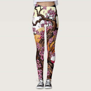 Wild Cherry Blossom Leggings