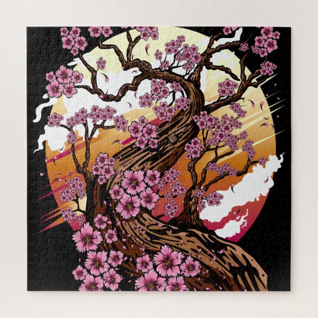 Wild Cherry Blossom Puzzle (Vertikal)