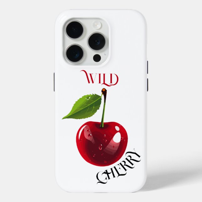 Wild Cherry Case-Mate iPhone Hülle (Rückseite)
