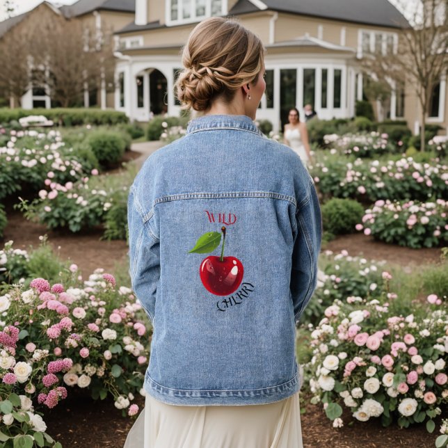 Wild Cherry Jeansjacke (Hochzeit Rückseite)