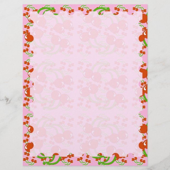 Wild Cherry Stationery (Vorderseite)