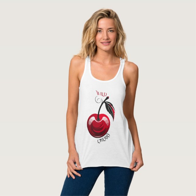 Wild Cherry Tank Top (Vorderseite Vollansicht)