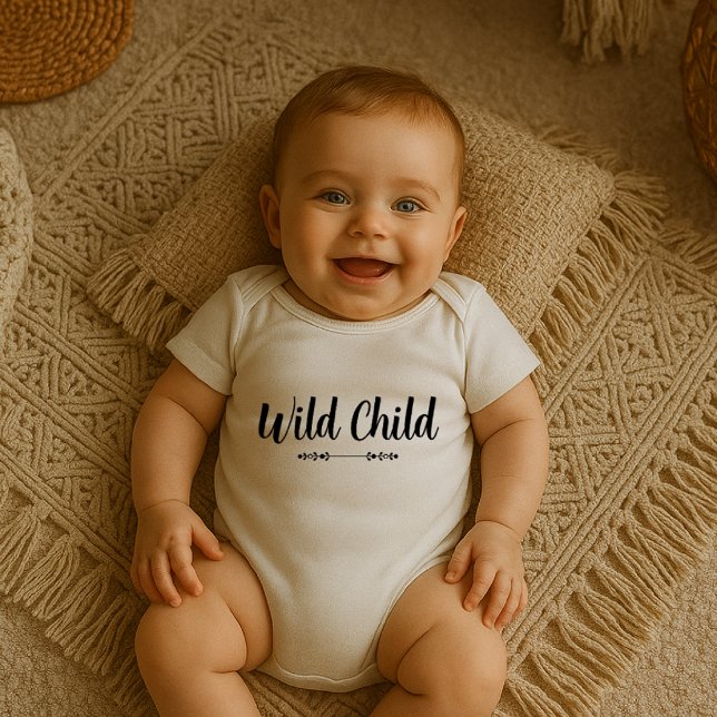 Wild Child Baby Bodysuit Baby Strampler (Von Creator hochgeladen)