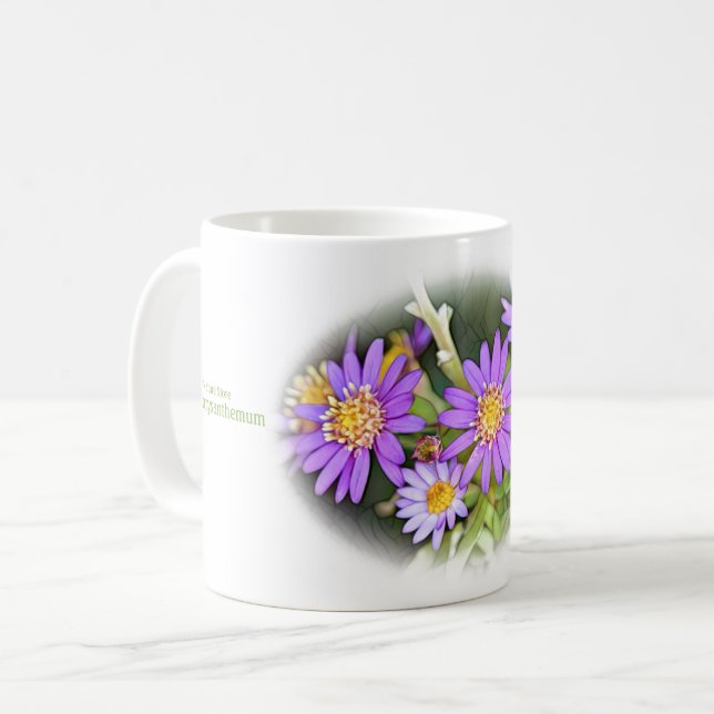 Wild Chrysanthemum Kaffeetasse (Vorderseite Links)