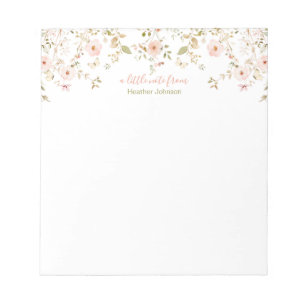 Wild Country Rose Benutzerdefiniert Notizblock