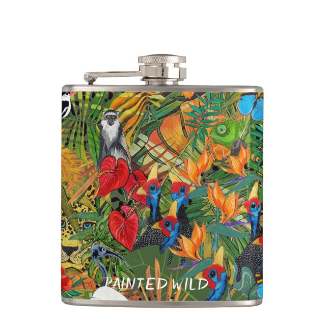 Wild Creation Hip Flask Flachmann (Vorderseite)
