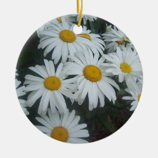 Wild Daisies Keramikornament (Vorne)