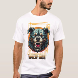 "Wild Dog" Grafikdesign T-Shirt