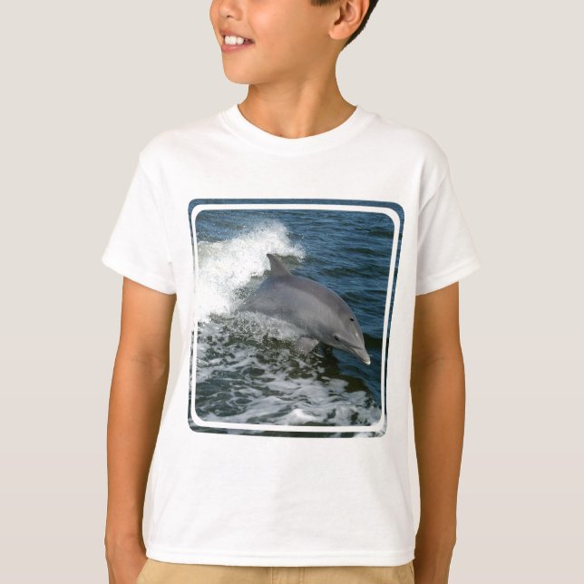 Wild Dolphin Children's Sweatshirt T-Shirt (Vorderseite)