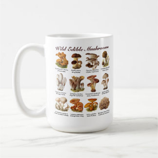 Wild Edible Mushrooms T-Shirt Kaffeetasse