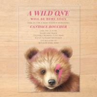 Wild ein Blitz Bolt Cub Pink Babydusche