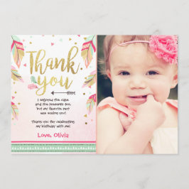 Wild Ein Geburtstag Danke, dass ihr Karte pink gol