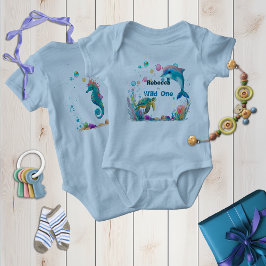 Wild ein Playful Sea Life Baby Strampler