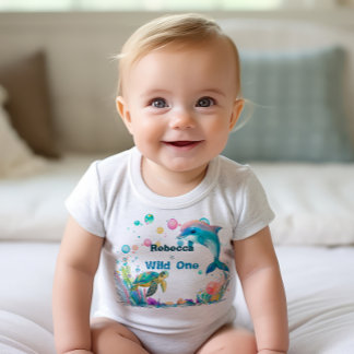 Wild ein Playful Sea Life Baby Strampler