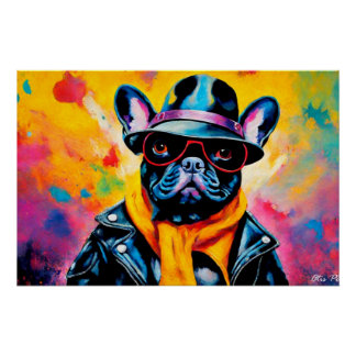 WILD-EINFRANZÖSISCHER BULLDOG 6 POSTER