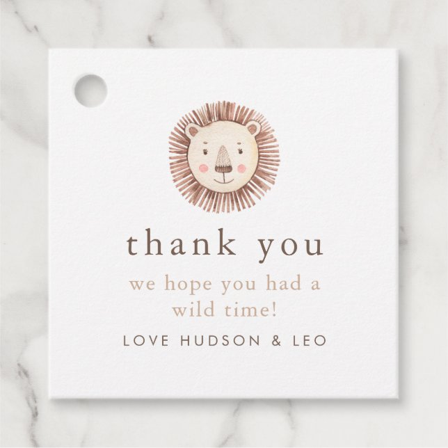 Wild Eins und Vier-Ever Wild Joint Party Geschenkanhänger (Vorderseite)