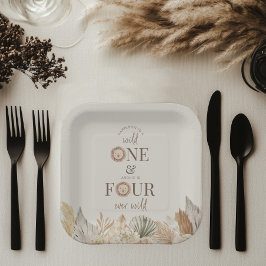 Wild Eins und Vier-Ever Wild Joint Party Pappteller