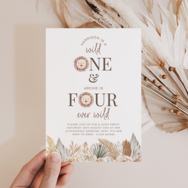 Wild Eins und Vier je Wild Joint Invite Einladung (Von Creator hochgeladen)