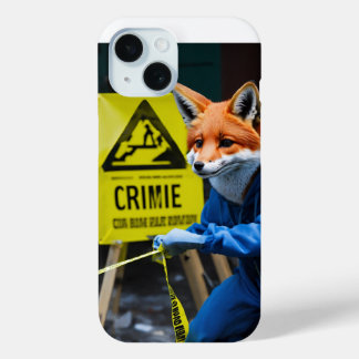 Wild Elegance: Fox iPhone 15 Cover