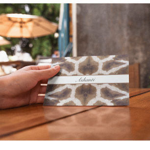 Wild Elegant Personalisierter Safari-Giraffen-Dr Postkarte