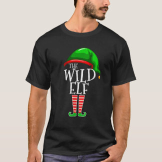 Wild Elf Group Matching Familie Weihnachtsgeschenk T-Shirt