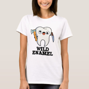 Wild Enamel Funny Wild Animal Tooth Puff T-Shirt