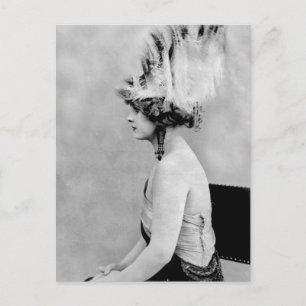 Wild Feather Hat, Anfang der 1900er Jahre Postkarte