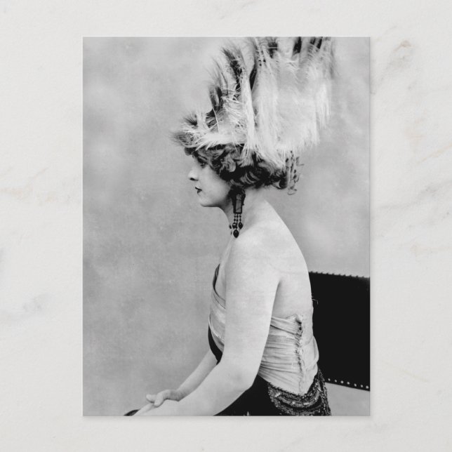 Wild Feather Hat, Anfang der 1900er Jahre Postkarte (Vorderseite)