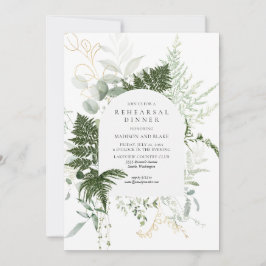 Wild Fern Greenerity White Wedding Probe Dinner Einladung
