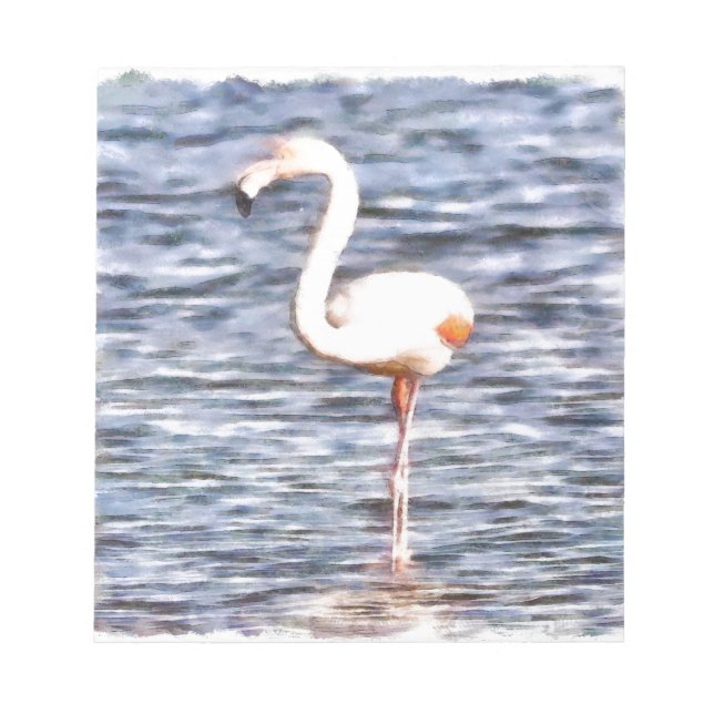 Wild Flamingo Notizblock (Vorderseite)