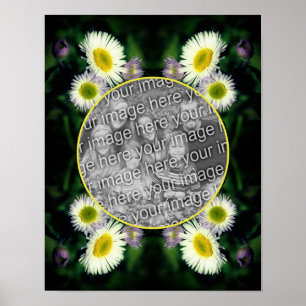 Wild Fleabane Daisy Frame erstellen Sie Ihr eigene Poster