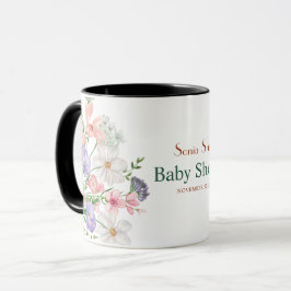 Wild Floral Baby Dusche Tasse