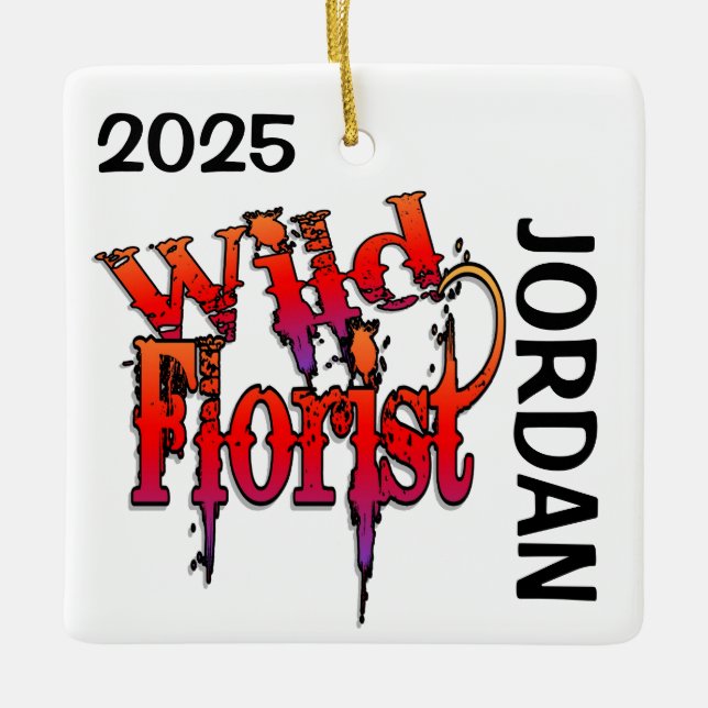 Wild Florist CUSTOM Keramikornament (Vorderseite)