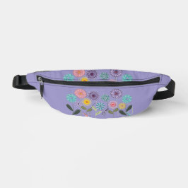 Wild Flower 2-seitiger Druck Bauchtasche