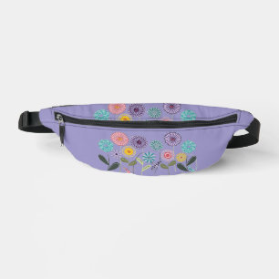 Wild Flower 2-seitiger Druck Bauchtasche