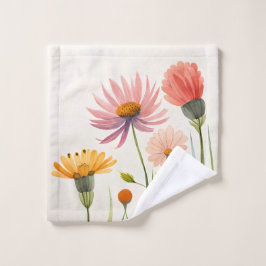 Wild Flowers Caress Waschlappen