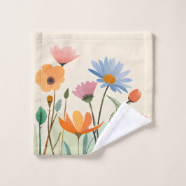Wild Flowers Caress Waschlappen