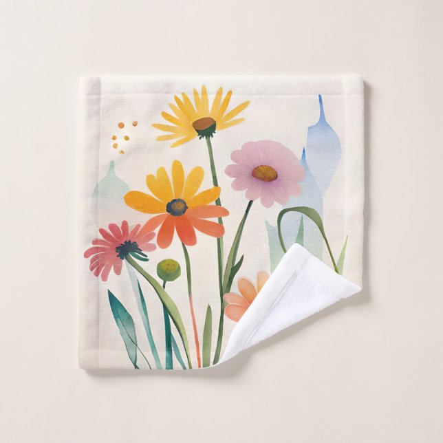 Wild Flowers Caress  Waschlappen (Waschlappen)
