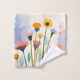 Wild Flowers Caress Waschlappen