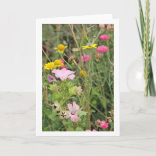 Wild Flowers Karte