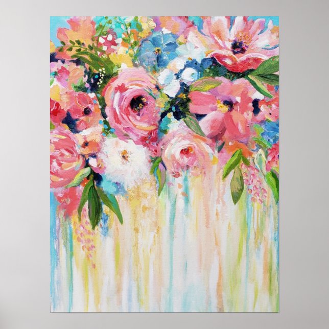 Wild Flowers Print, Fine Art Poster Paper (Matte)