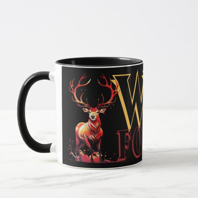 Wild Forever Deer Tasse (Links)