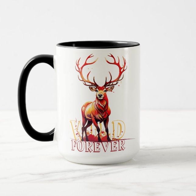 Wild Forever Deer Tasse (Links)
