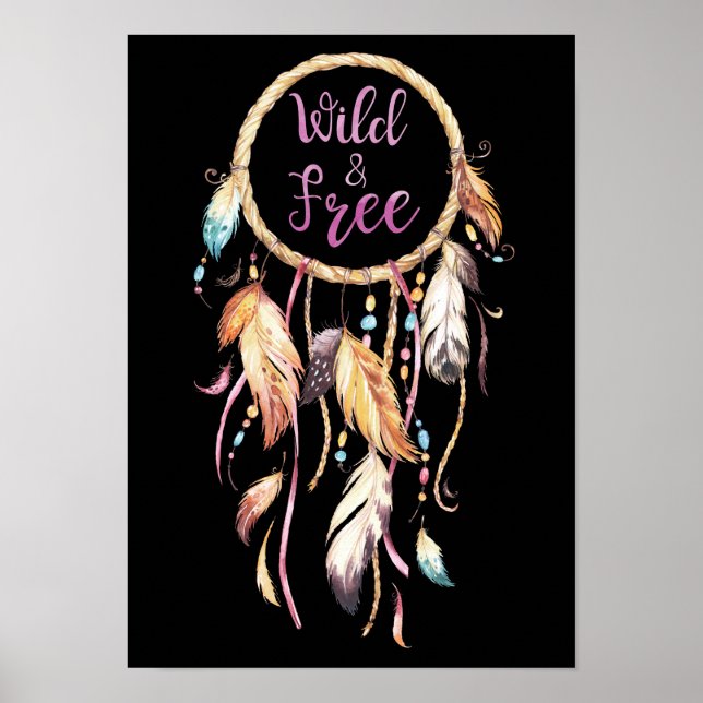 Wild & Free Poster (Vorne)